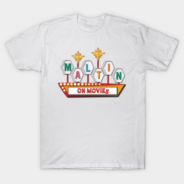 Marquee Maltins T-Shirt by Maltin On Movies 